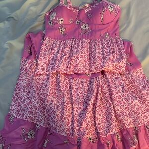 Floral Pink Maxi Dress